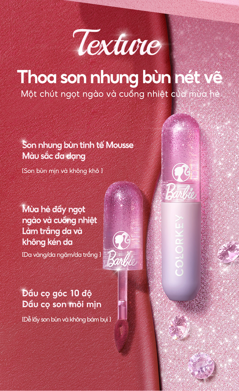 Son Kem Bùn Mềm Mịn Như Nhung Colorkey Mousse Lip Mud Matte 2g - Ảnh 4